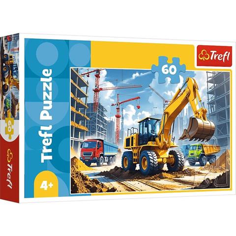 TREFL PUZZLE 60EL KOPARKO ŁADOWARKA 17406
