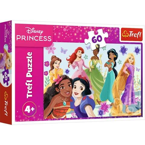 TREFL PUZZLE 60EL KSIĘŻNICZKI W AKCJI PRINCESS 17409