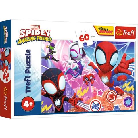 TREFL PUZZLE 60EL SPIDAY BOHATERSKA PRZYGODA 17410