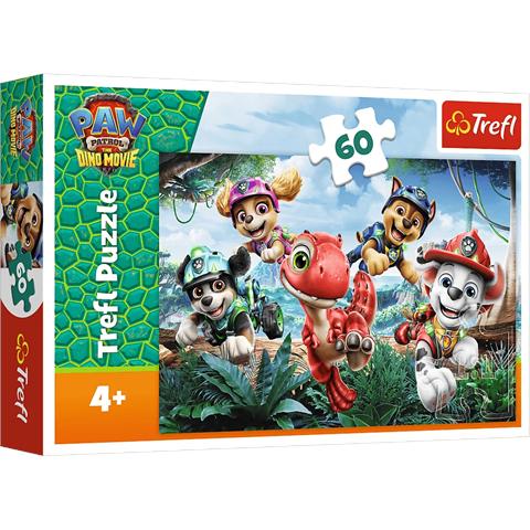 TREFL PUZZLE 60EL DINOZAUROM NA RATUNEK PSI PATROL 17425