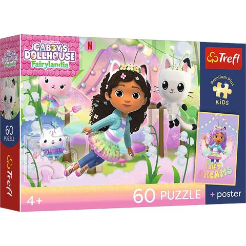 TREFL PUZZLE 60EL GABI I KOCIE PRZYGODY PREMIUM PLUS KIDS 17431