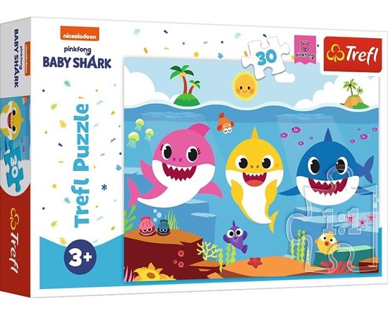 trefl puzzle 30el baby shark 18284