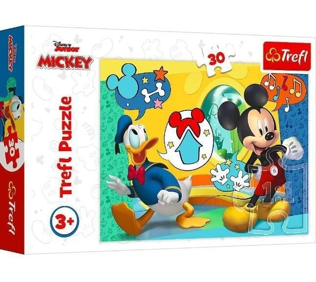 trefl puzzle 30el myszka mikii wesoły domek mickey 18289