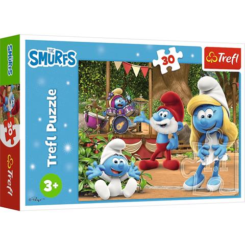TREFL PUZZLE 30EL SMERFETKA I SMERFY 18312