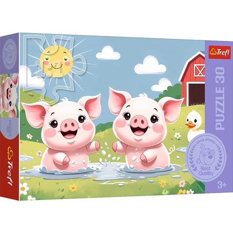 TREFL PUZZLE 30EL WESOŁE ŻYCIE NA WSI 18334