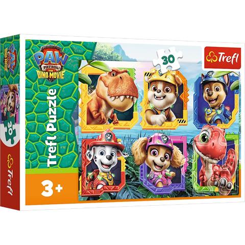 TREFL PUZZLE 30EL WYSPA DINOZAURÓW PSI PATROL 18336