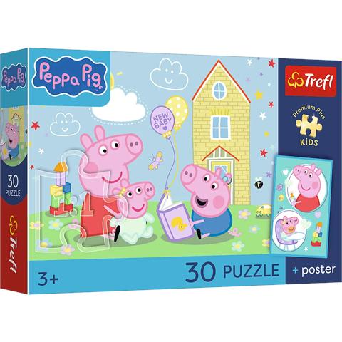 TREFL PUZZLE 30EL PEPPA MA PLAN PREMIUM PLUS KIDS 18345