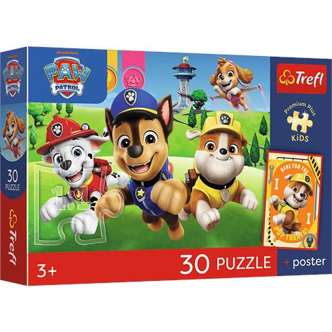 TREFL PUZZLE 30EL PSIAKI W DRODZE PREMIUM PLUS KIDS 18346