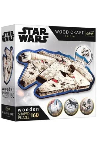 TREFL PUZZLE 160EL DREWNIANE KONTUROWE- GWIEZDNE WOJNY  20189