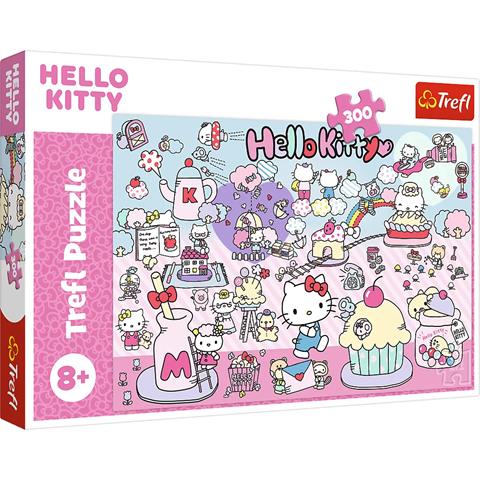 TREFL PUZZLE 300EL POZNAJ ŚWIAT HELLO KITTY 23031