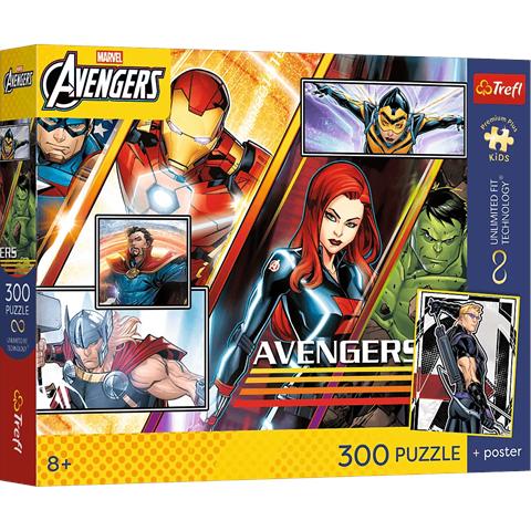 TREFL PUZZLE 300EL SIŁA DRUŻYNY MARVEL PREMIUM PLUS KIDS 23046