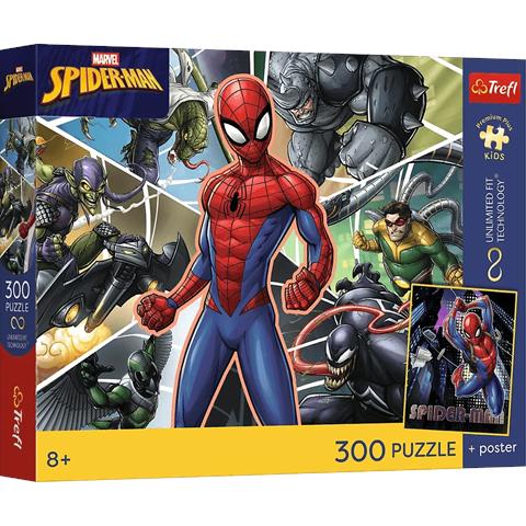 TREFL PUZZLE 300EL UKRYTY BOHATER SPIDERMAN PREMIUM PLUS KIDS 23047