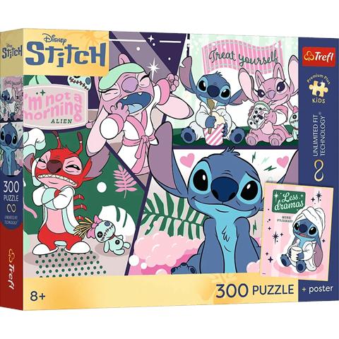 TREFL PUZZLE 300EL KOSMICZNY DUET STITCH PREMIUM PLUS KIDS 23048