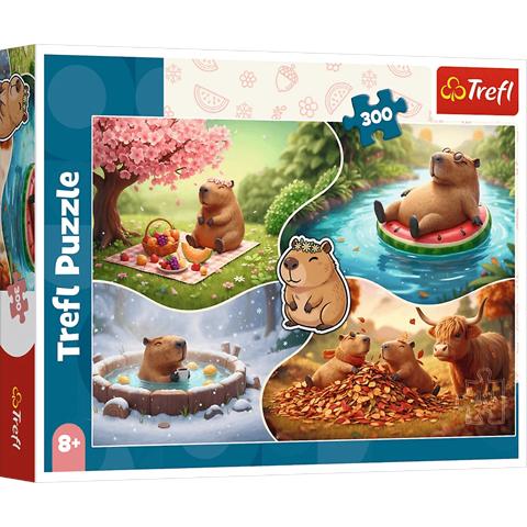 TREFL PUZZLE 300EL CZTERY PORY ROKU Z KAPIBARAMI 23052