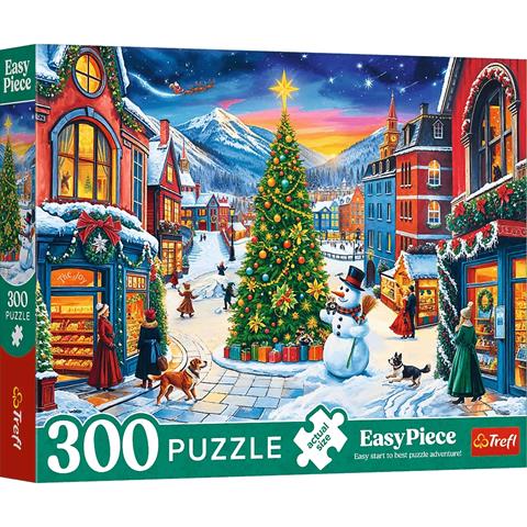 TREFL PUZZLE 300EL XMAS EASY PIECE ŚWIĄT.MIASTECZKO 23104