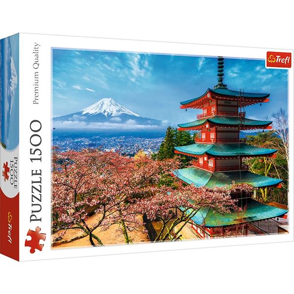 trefl puzzle 1500el góra fudżi 26132
