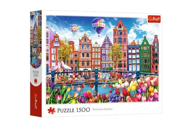 TREFL PUZZLE 1500EL KOLOROWY AMSTERDAM  26221