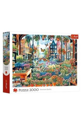 TREFL PUZZLE 2000EL KWIACIARNIA W AMSTERDAMIE 27128