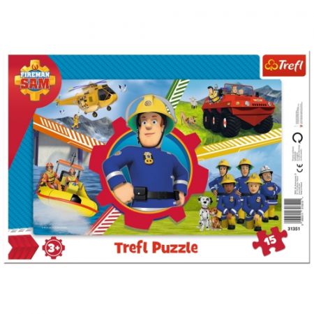 TREFL PUZZLE 15EL RAMKOWE 31351 STRAŻAK SAM