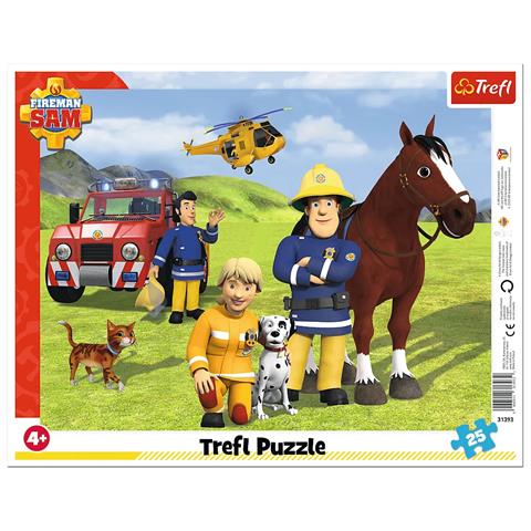 TREFL PUZZLE RAMKOWE 25EL ZAWSZE NA STRAŻY 31393