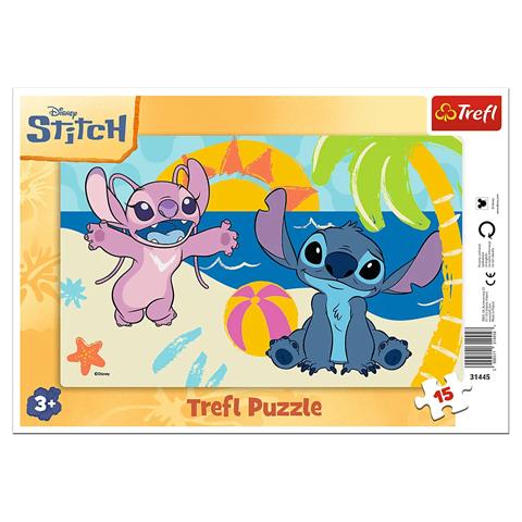TREFL PUZZLE RAMKOWE 15EL W CIENIU PALM  DISNEY 31445