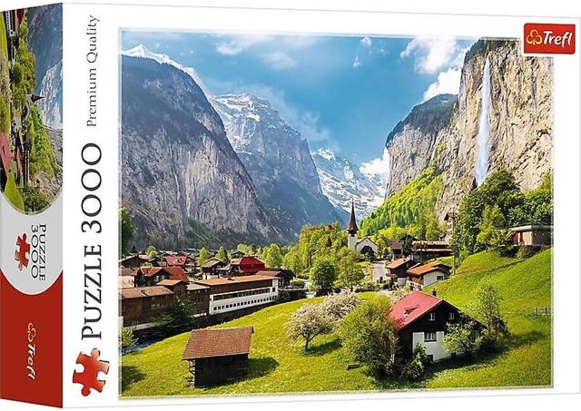TREFL PUZZLE 3000EL LAUTERBRUNNEN SZWAJCARIA 33076