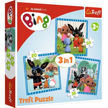 TREFL PUZZLE 3w1 BING 20,36,50EL. 34851
