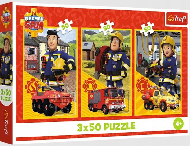 TREFL PUZZLE 3X50EL STRAŻAK SAM 34880