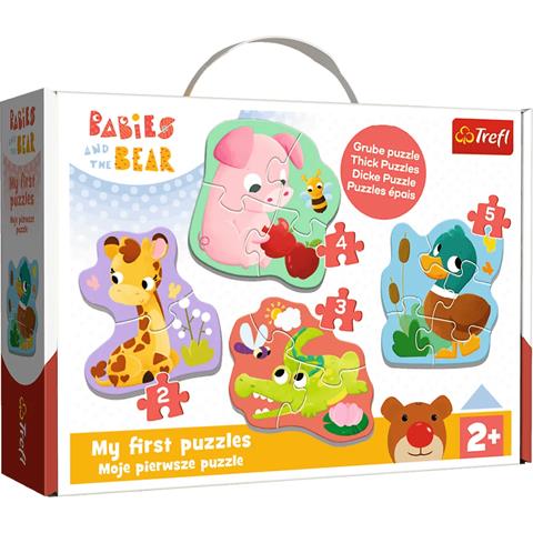 TREFL PUZZLE BABY CLASSIC BOBASKOWE ZWIERZĄTKA 36135