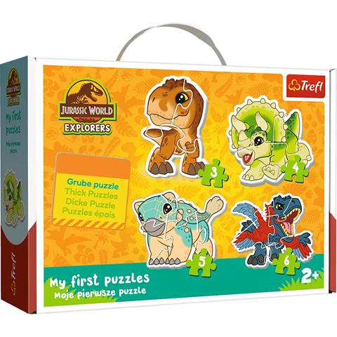 TREFL PUZZLE BABY CLASSIC UROCZE DINOZAURY JW 36138
