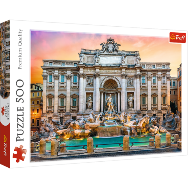 TREFL PUZZLE 500EL FONTANNA DI TREVI RZYM 37292