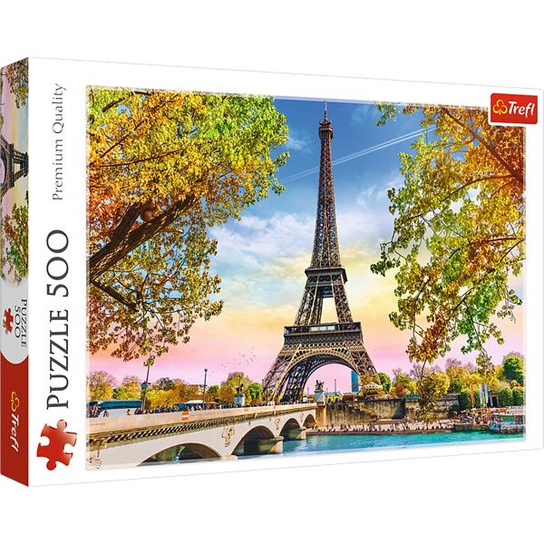 trefl puzzle 500el romantyczny paryż 37330