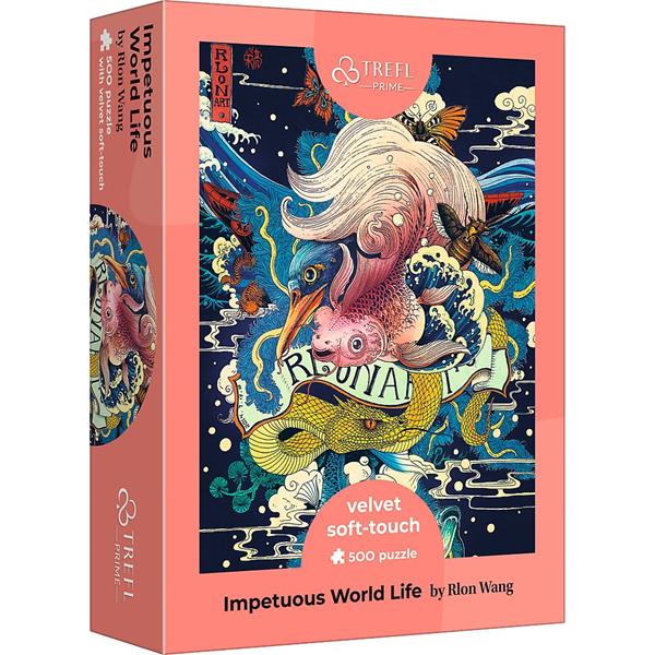 trefl puzzle 500el impetuous world life 37421