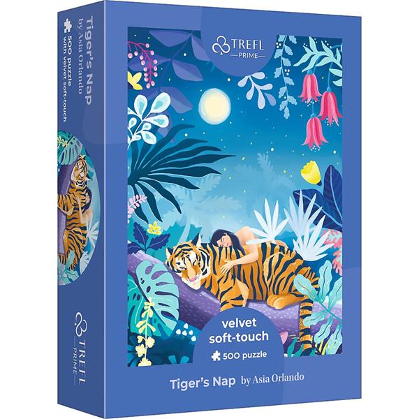 trefl puzzle 500el tiger's nap 37424