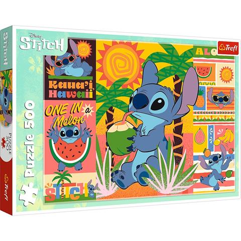 TREFL PUZZLE 500EL WAKACJE ZE STITCHEM LILO I STITCH 37483