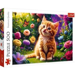 TREFL PUZZLE 500EL UROCZY KOTEK 37525