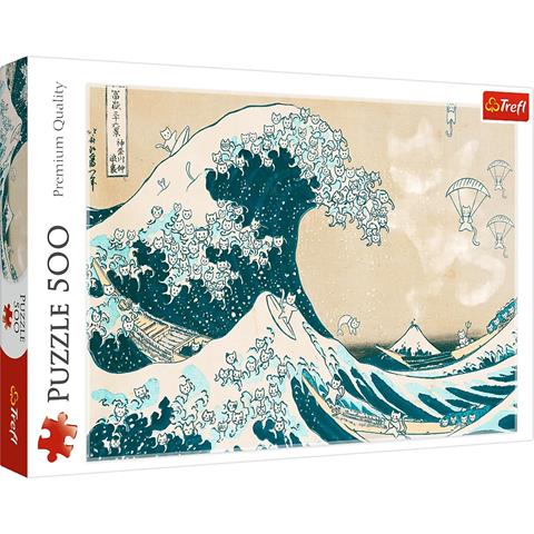 TREFL PUZZLE 500EL WIELKA KOCIA FALA 37537