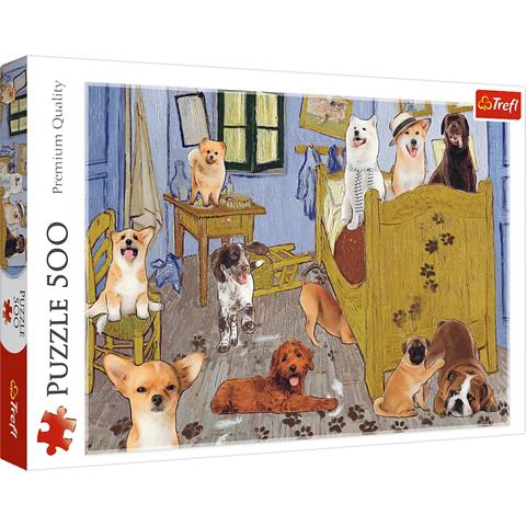 TREFL PUZZLE 500EL POKÓJ VAN GOGHA PSIA REWOLUCJA 37539