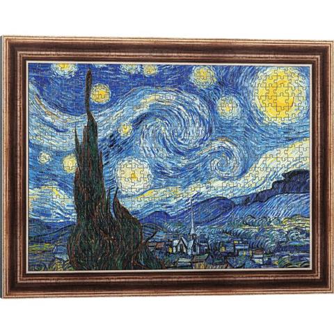 TREFL PUZZLE 500EL PUZZLORAMA GWIEŹDZISTA NOC VINCENT VON GOGH 37544
