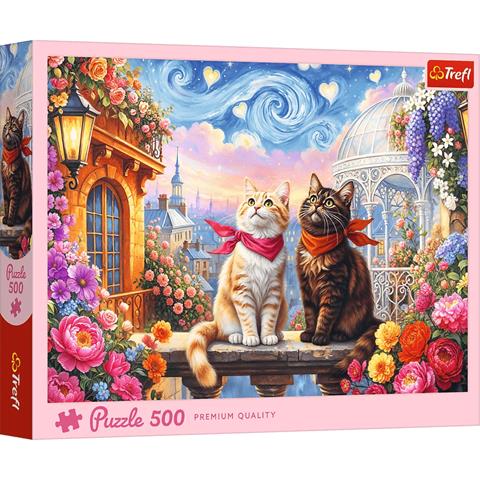 TREFL PUZZLE 500EL ZAKOCHANE MRUCZKI    37553
