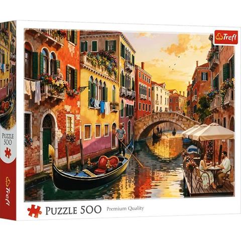 TREFL PUZZLE 500EL WENECJA O ZACHODZIE SŁOŃCA 37556