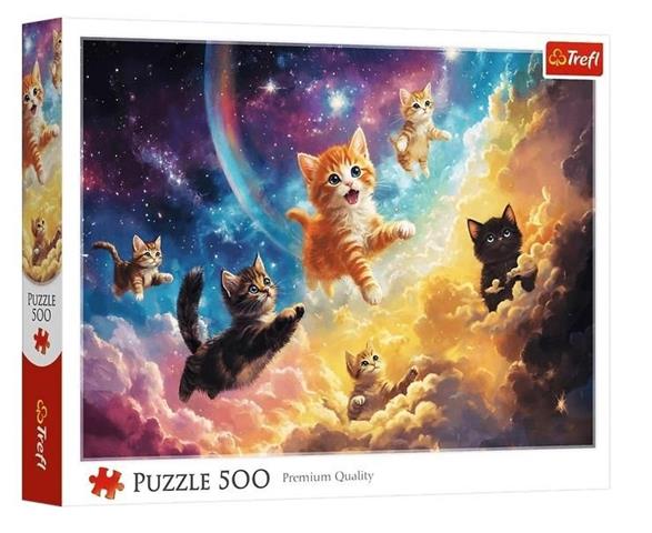 TREFL PUZZLE 500EL KOSMICZNE KOTKI 37557