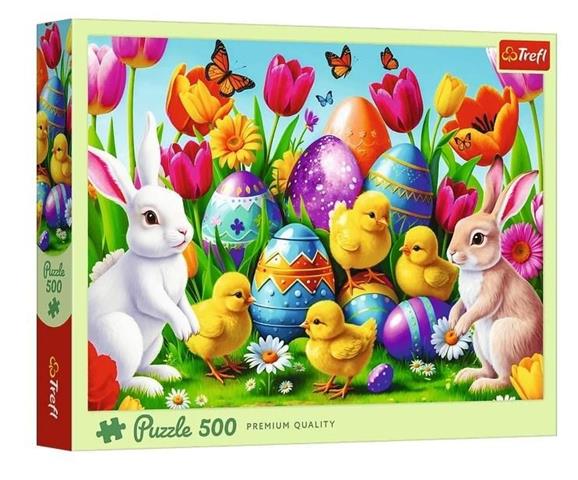 TREFL PUZZLE 500EL WIELKANOCNA ŁĄKA 37559