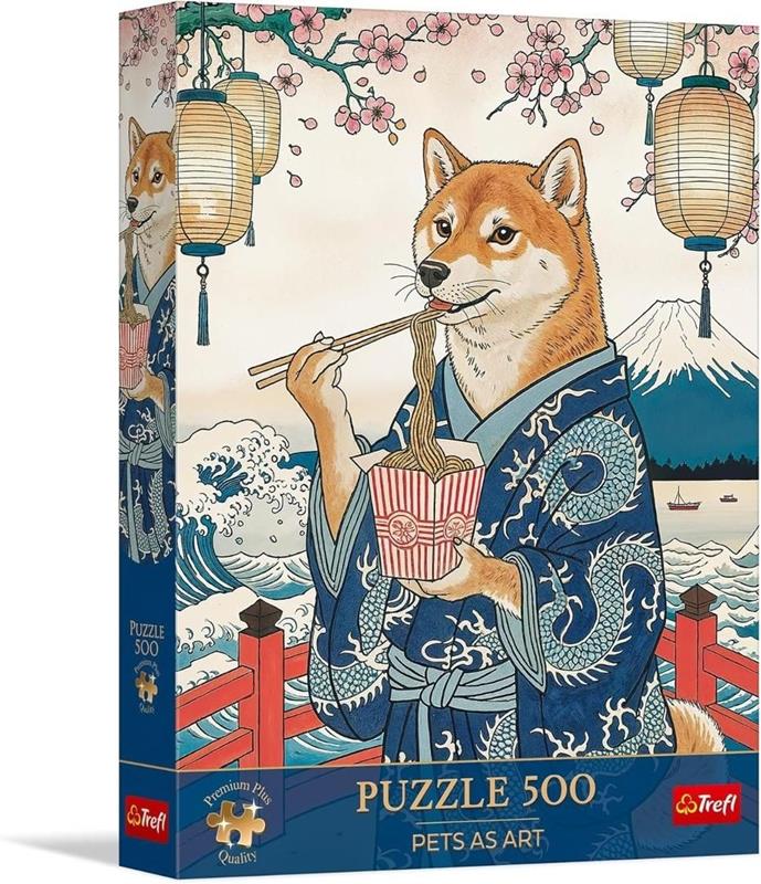 TREFL PUZZLE 500EL PREMIUM PLUS MAKARONOWA MEDYTACJA SHIBY 37628