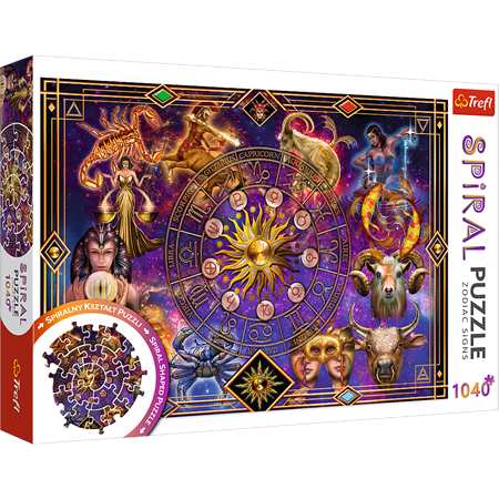 trefl puzzle 1040el spiralne - znaki zodiaku 40015