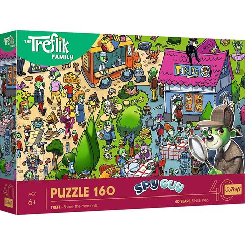 TREFL PUZZLE 160EL 40LECIE TREFL TREFLIKICELEBRUJĄ 40052