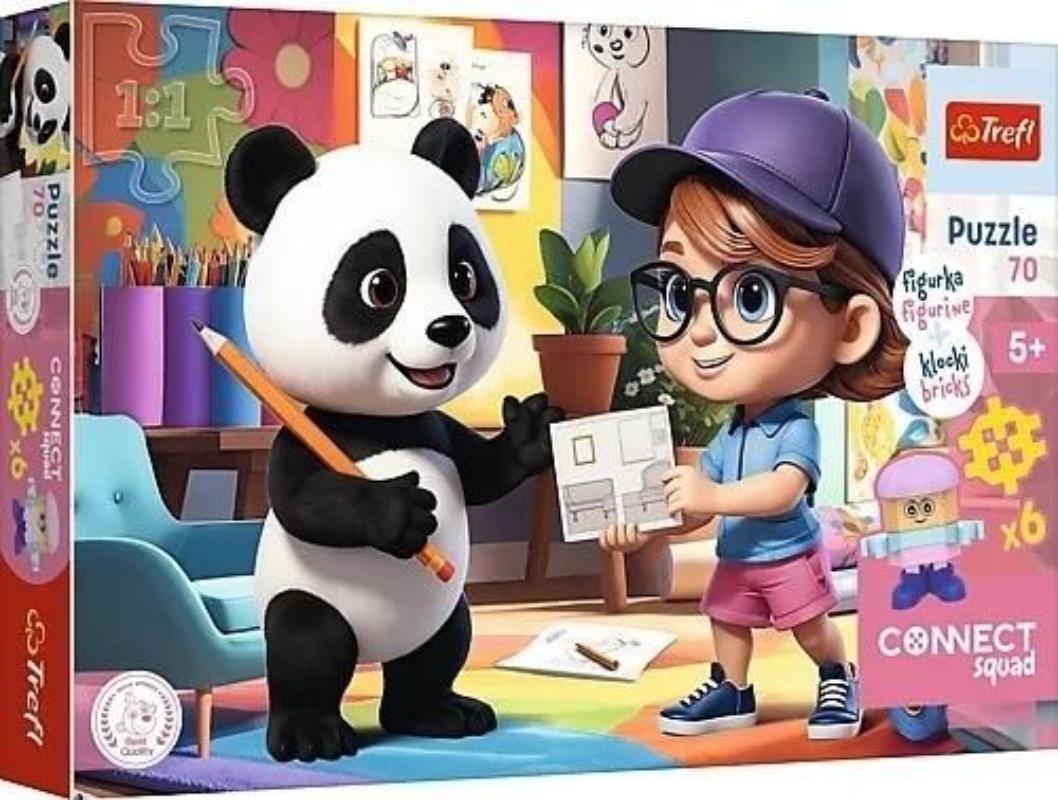 TREFL PUZZLE 70EL CONNECT SQUAD AMY 53023