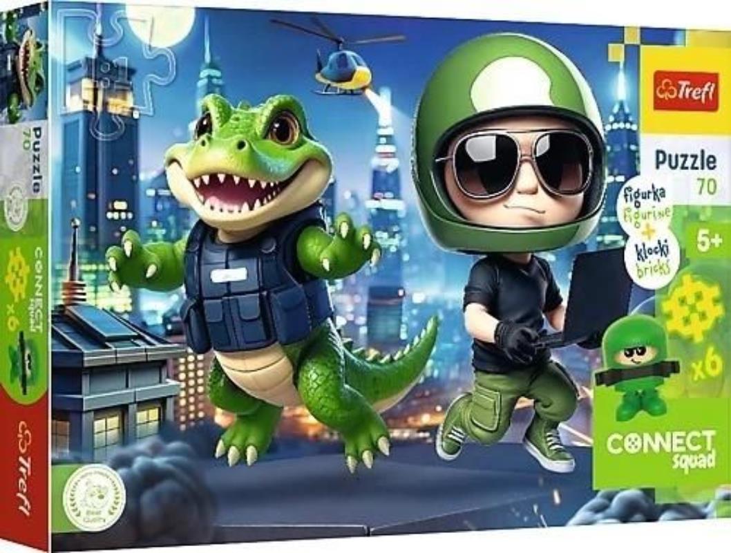 TREFL PUZZLE 70EL CONNECT SQUAD MARK 53027