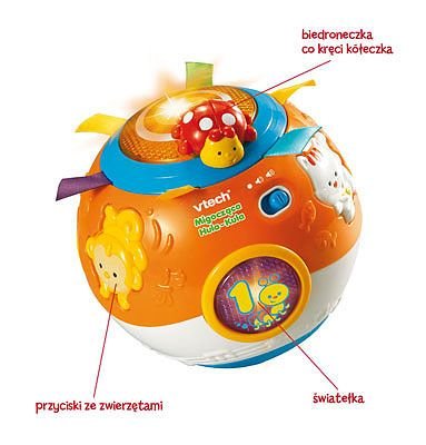 VTECH MIGOCZĄCA HULA-KULA 6-24M 60103 TREFL