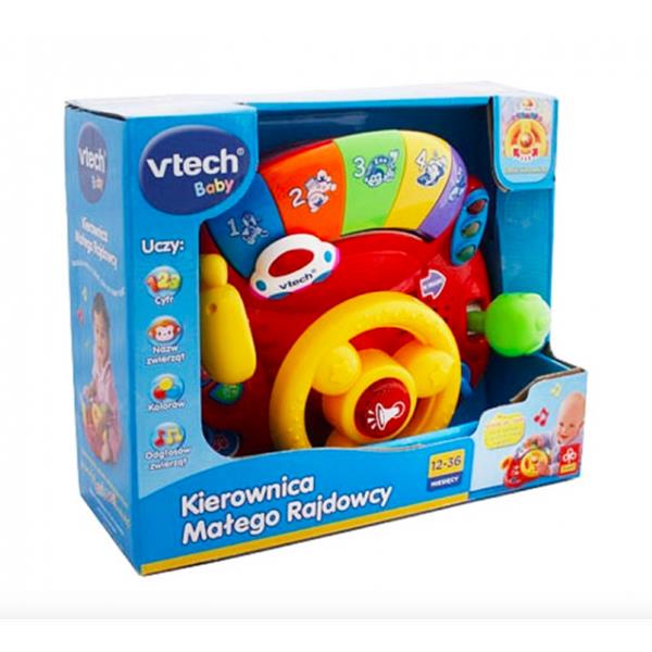 vtech kierownica małego rajdowca 12-36 60482 trefl